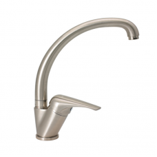 Μπαταρία πάγκου ψηλή brushed nickel 00-2023 σειρά Elit Vivid Modea